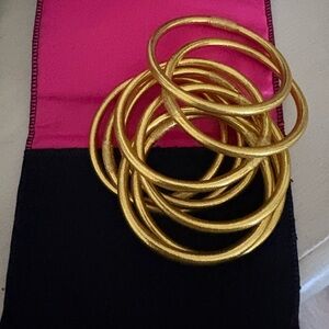 Elegant Gold Bangle Set